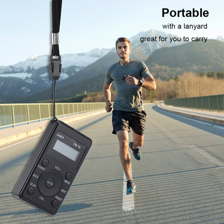 HanRongda HRD-100 Portable Digital Display DAB+ / DAB / FM Radio(Black) by HanRongda