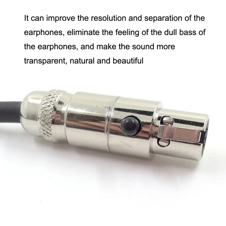 1.2m For K240 / K141 / K271 / K702 / Q701 / K712 Headphone Cable Mini Cartoon Head Upgrade Line(Black) - Headset Accessories by buy2fix | Online Shopping UK | buy2fix