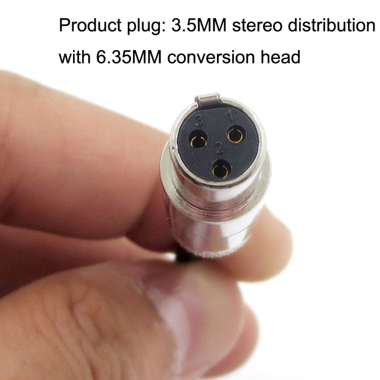 1.2m For K240 / K141 / K271 / K702 / Q701 / K712 Headphone Cable Mini Cartoon Head Upgrade Line(Black) - Headset Accessories by buy2fix | Online Shopping UK | buy2fix
