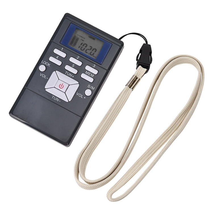 HanRongda HRD-109 Portable Mini FM Radio Conference Receiver(Silver Gray) - Radio Player by buy2fix | Online Shopping UK | buy2fix