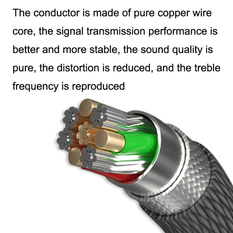 1.2m For Sennheiser HD518 / HD558 / HD598 / M40X / M50X Headset Upgrade Cable - Headset Accessories by buy2fix | Online Shopping UK | buy2fix
