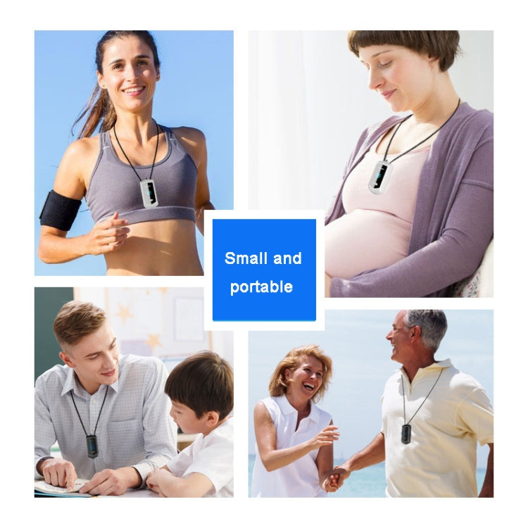 120 Million Negative Ion Air Purifier Mini Hanging Neck Purifier(Black) by buy2fix