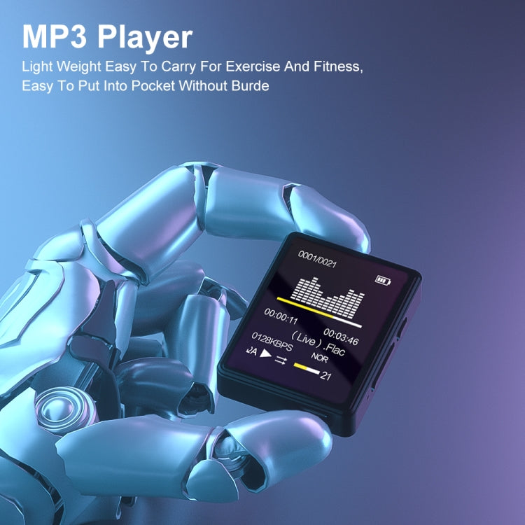 MP3 Music Player Bluetooth 5.0 Ebook Recorder MP4 Walkman Without Memory Card(Black) - MP3 Player by buy2fix | Online Shopping UK | buy2fix