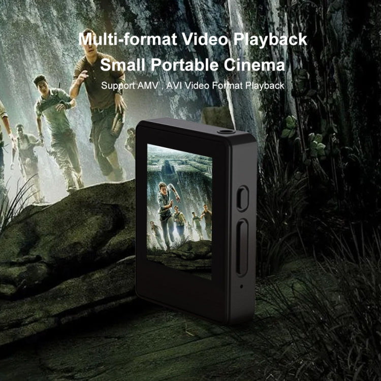 MP3 Music Player Bluetooth 5.0 Ebook Recorder MP4 Walkman Without Memory Card(Black) - MP3 Player by buy2fix | Online Shopping UK | buy2fix