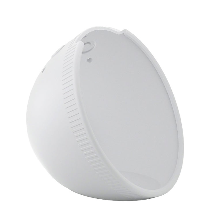 For Amazon Echo Pop Smart Speaker All-Inclusive Drop-Proof Protective Cover(White) - Protective Case by buy2fix | Online Shopping UK | buy2fix