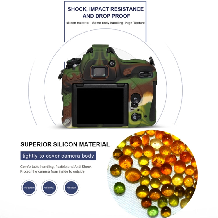 Pixel P001 For Nikon D750 Camera Silicone Protector Case(Desert Camouflage) - Protective Case by Pixel | Online Shopping UK | buy2fix