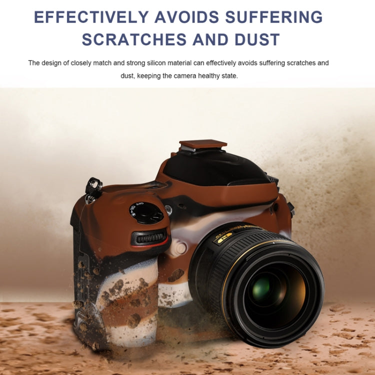 Pixel P001 For Nikon D750 Camera Silicone Protector Case(Desert Camouflage) - Protective Case by Pixel | Online Shopping UK | buy2fix