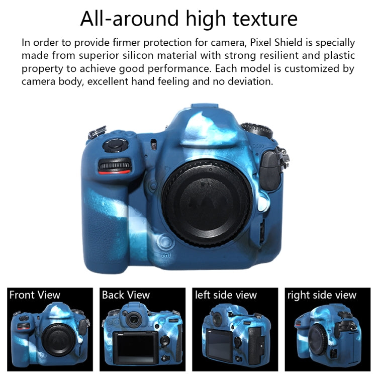 Pixel P001 For Nikon D500 Camera Silicone Protector Case(Desert Camouflage) - Protective Case by Pixel | Online Shopping UK | buy2fix