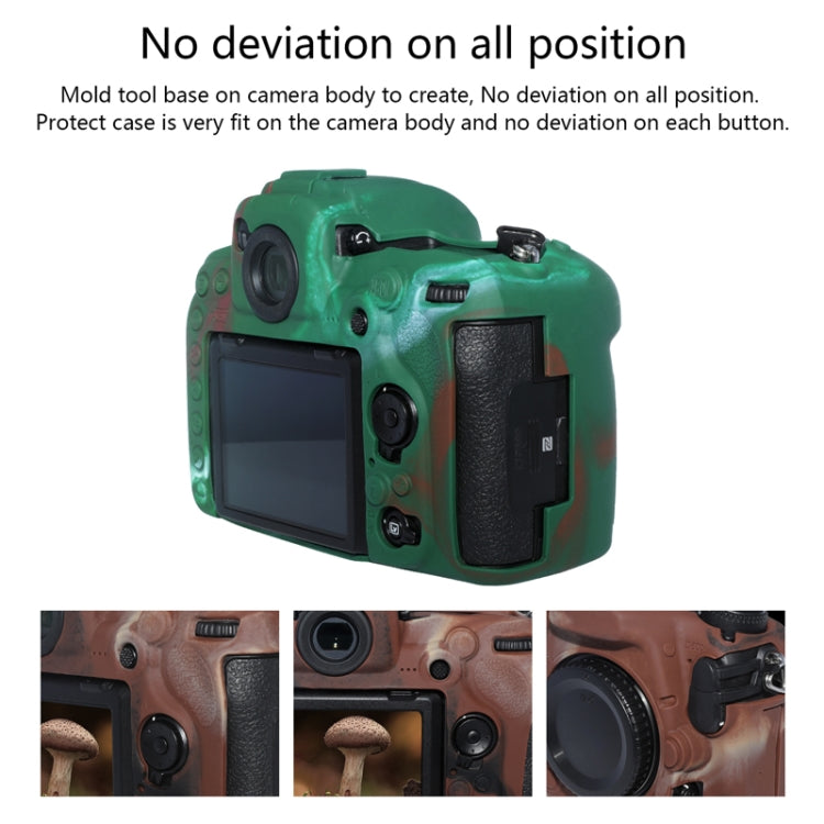 Pixel P001 For Nikon D500 Camera Silicone Protector Case(Desert Camouflage) - Protective Case by Pixel | Online Shopping UK | buy2fix