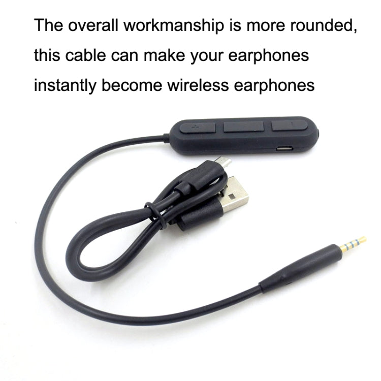 For BOSE QC25 / OE2 / QC35 / AKG / Y50 / Y40 Headphones Bluetooth Cable(Black) - Headset Accessories by buy2fix | Online Shopping UK | buy2fix