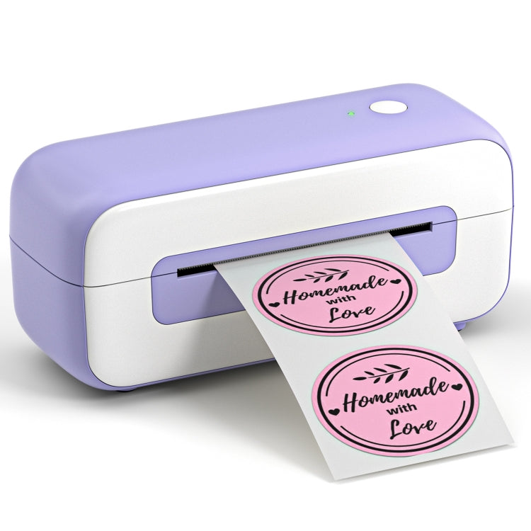 Phomemo PM246S Address Label Printer Thermal Paper Express E-Manifest Printer, Size: US(Purple) - Receipt Printers by Phomemo | Online Shopping UK | buy2fix
