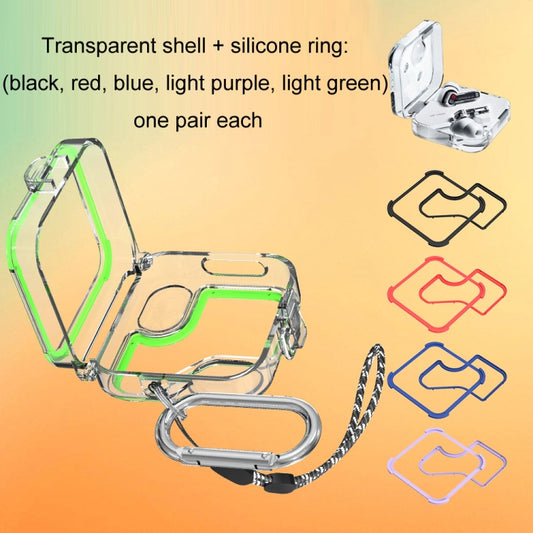 For Nothing Ear 2 Hollow Transparent Earphone Shockproof PC Case(D31) by buy2fix