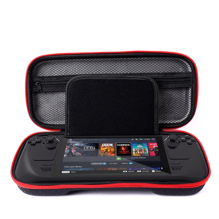 For Steam Deck Game Console Storage Bag Waterproof and Drop-proof with Interlayer(Black) by buy2fix