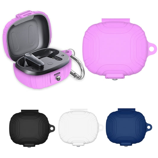 For EarFun Air Pro 3 Silicone Earphone Dustproof Storage Case(Black) by buy2fix