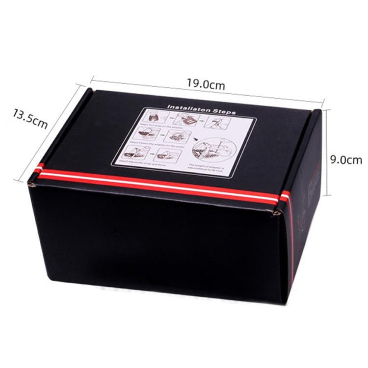 Bicycle Pedal Foot Binding Indoor Exercise Bike Pedal Accessories(Black) by buy2fix