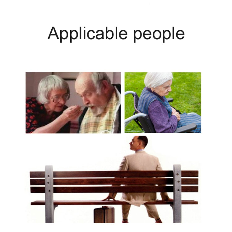 Multifunctional Smart Belt Buckle Elderly Anti-Lost GPS Tracker, Color: Full Black by buy2fix