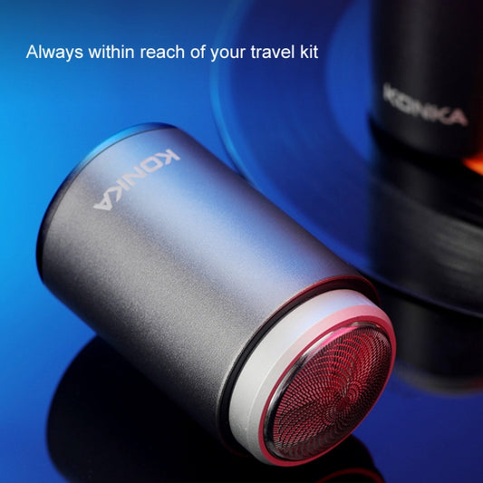 KONKA Mini Portable Razor Outdoor Waterproof Men Razor, Color: Black - Shavers & Accessories by KONKA | Online Shopping UK | buy2fix
