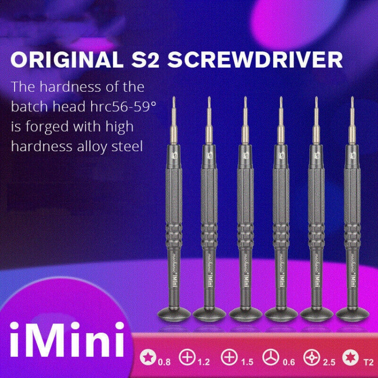 MECHANIC iMini Series Mobile Phone Repair Glasses Screw Batch Clock Tool, Series: Phillips 1.5 by MECHANIC