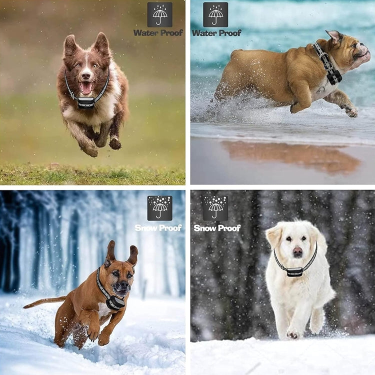 2 In 1 Pet Wireless Fence Bark Control Smart Dog Trainer, Set: 1 For 2 by buy2fix