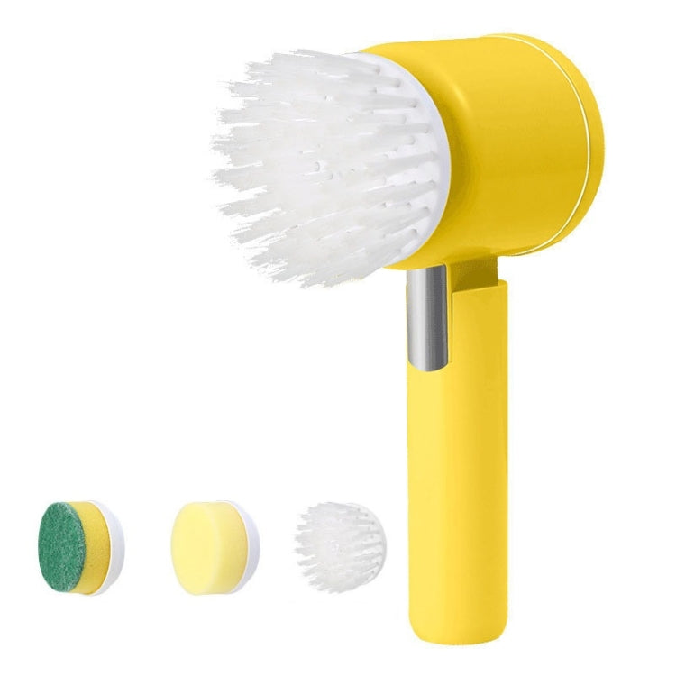 Multifunctional Handheld Wireless Folding Electric Cleaning Brush(Lemon Yellow) - Sponges, Cloths & Brushes by buy2fix | Online Shopping UK | buy2fix