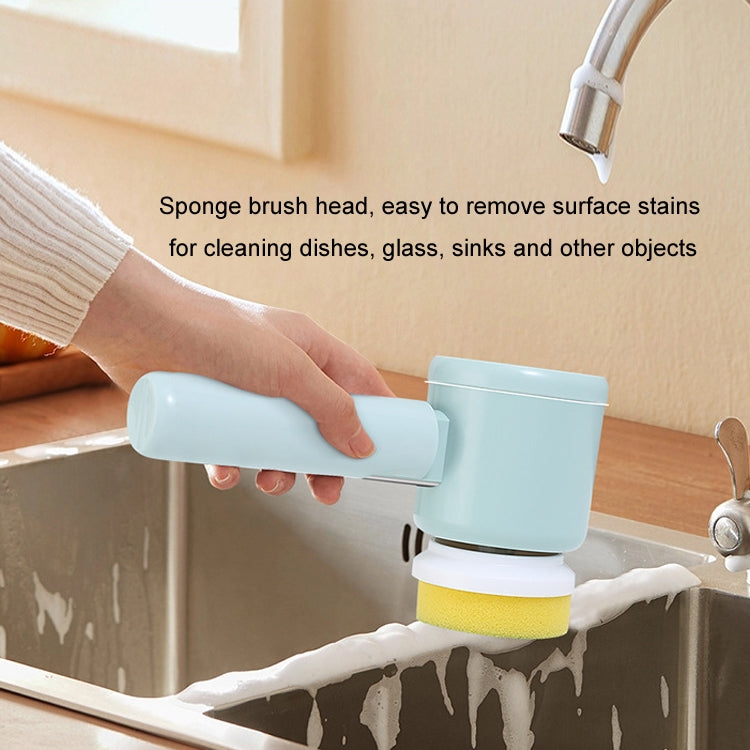 Multifunctional Handheld Wireless Folding Electric Cleaning Brush(Mint Green) - Sponges, Cloths & Brushes by buy2fix | Online Shopping UK | buy2fix
