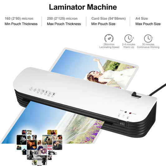 Osmile SL299 A4 Laminator Cold Hot Lamination Photo File Laminating Machine(AU Plug) by Osmile