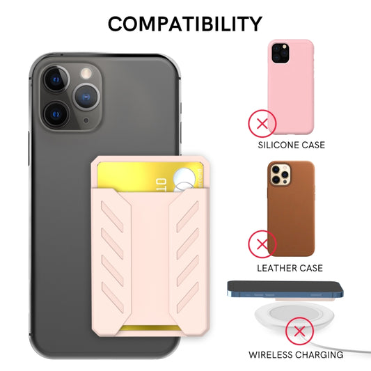 AhaStyle PT133-A-S Mobile Phone Adhesive Silicone Card Case(Gray) by AhaStyle