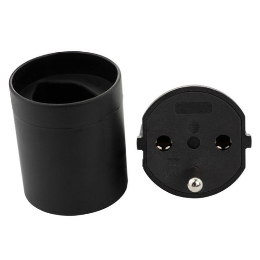 EU to Switzerland Convertible Plug With Ground Wire Travel Adaptor(Black) by buy2fix