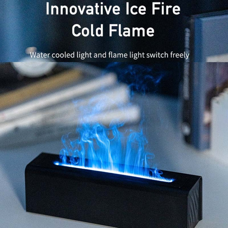 DQ711 Flame Aromatherapy Diffuser Quiet USB Air Humidifier(Black) - Air Purifiers & Accessories by buy2fix | Online Shopping UK | buy2fix