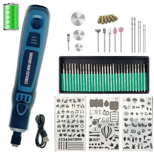 55-in-1 Rechargable Mini Electric Grinder Kit 3-speed Adjustable Miniature Electric Drill Manicure Tool - Abrasive Tools & Accessories by buy2fix | Online Shopping UK | buy2fix