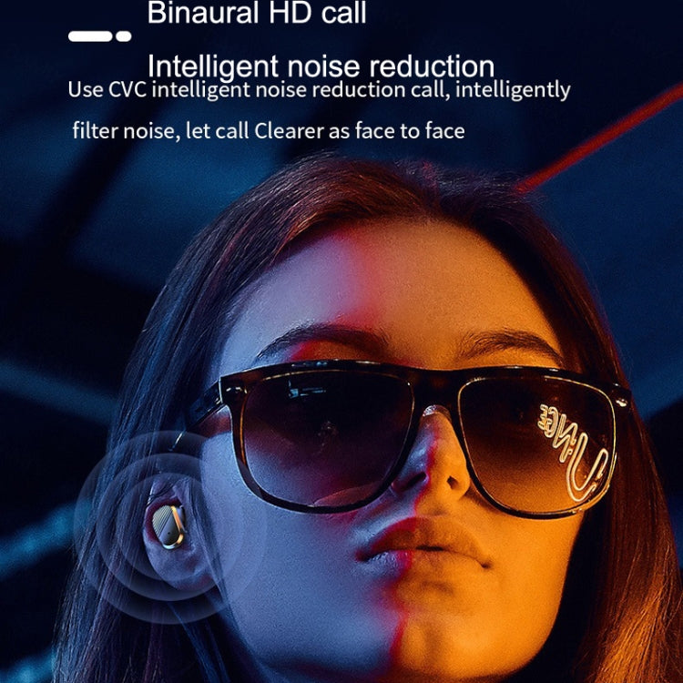 Digital Display Earphones In-Ear High Power Gaming Wireless Sports TWS Earphones(Black) - Bluetooth Earphone by buy2fix | Online Shopping UK | buy2fix