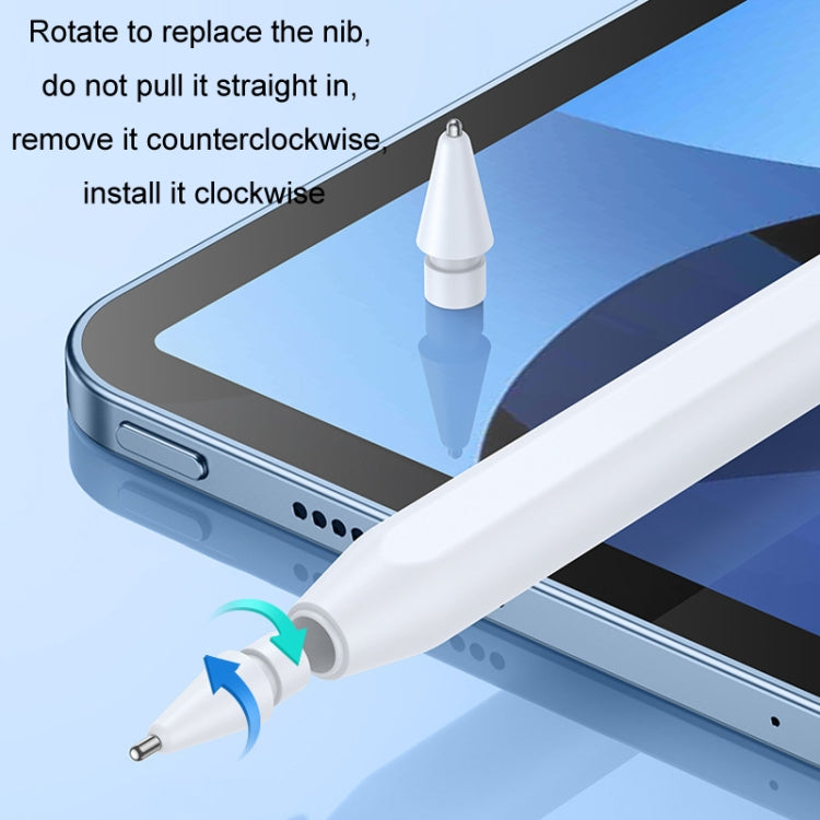 For Apple Pencil 1/2 Generation Modified Metal Wear-Resistant Paper-Like Needle Tube Nib, Color: 4.0 Extended Reform Silver by buy2fix