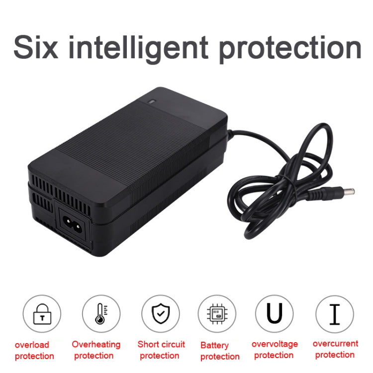 42V 4A Electric Scooter Charger Fan Type 36V Lithium Battery Charger UK Plug - Accessories & Parts by buy2fix | Online Shopping UK | buy2fix