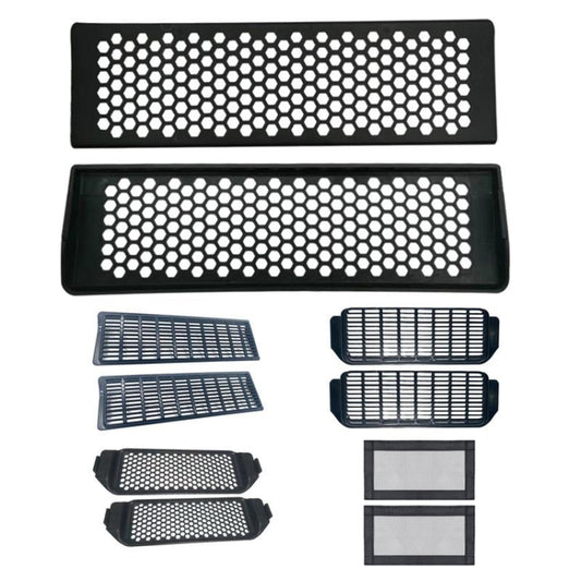 For Tesla Model 3 Horizontal Bar Protective Cover for Air Outlet Under Car Seat Air Conditioning Air Intake Filter by buy2fix