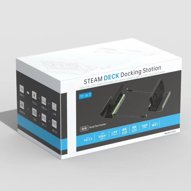 6 -in -1 For ASUS ROG Ally 100W PD Charging Game Console Stand Multifunctional USB 3.0 Docking Station by buy2fix