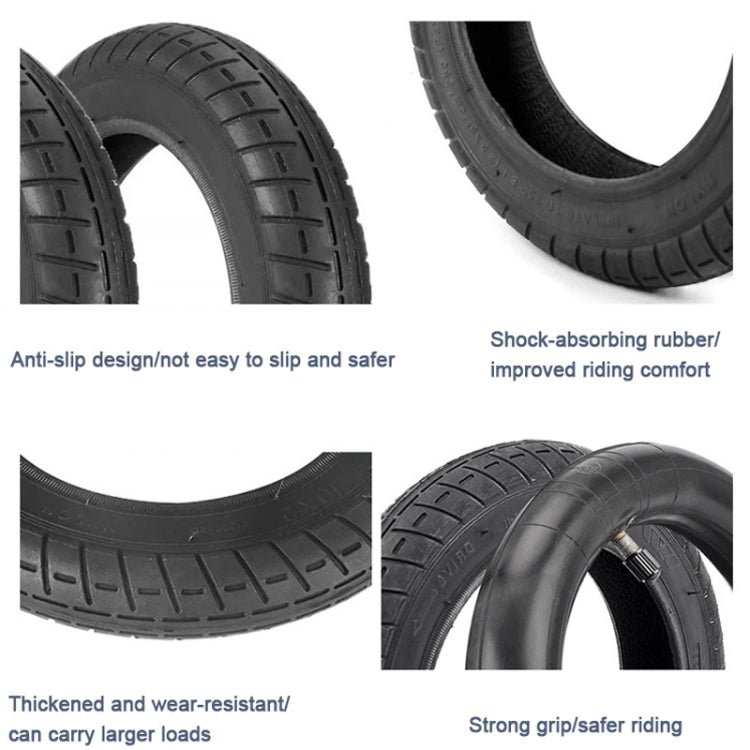 For Xiaomi M365/M365 Pro Electric Scooter 10 x 2 Inch Tire Inner Tube + Outer Tire Combination(Black) by buy2fix