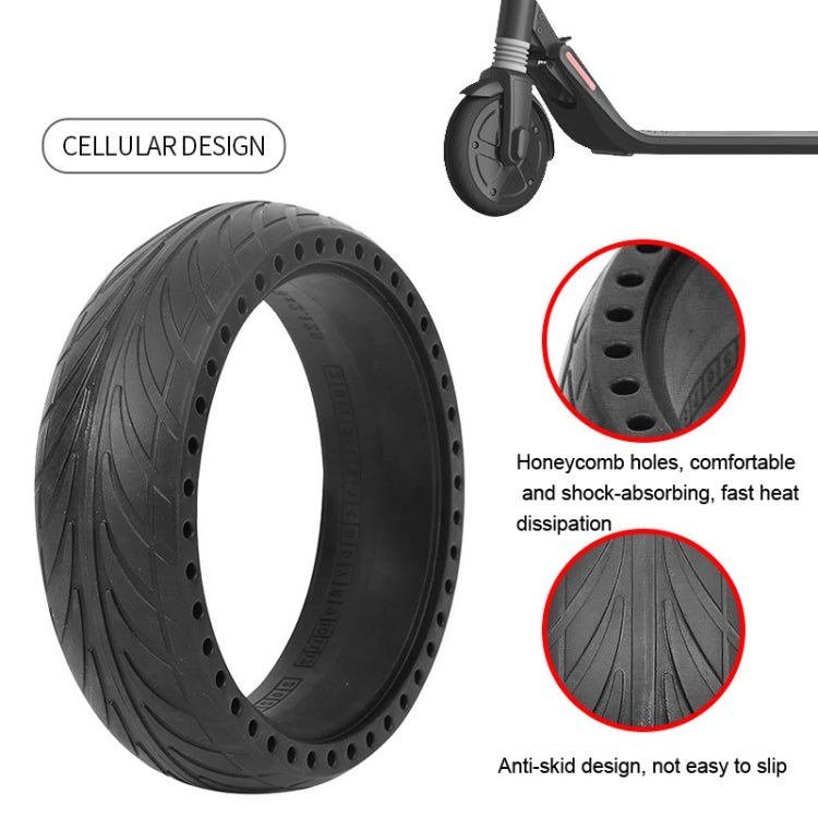 For Ninebot ES1/2/4 Scooter 8x2.125 Inch Outer No Need to Inflate Tire(Black) by buy2fix
