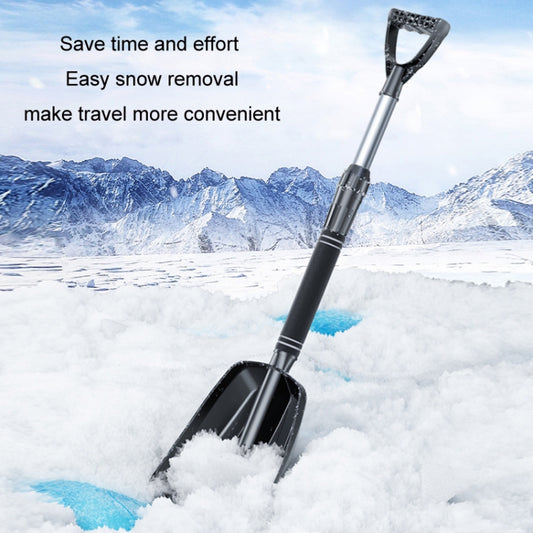 Vehicle-mounted Winter Enlarged Detachable Snow Shovel(Black) by buy2fix