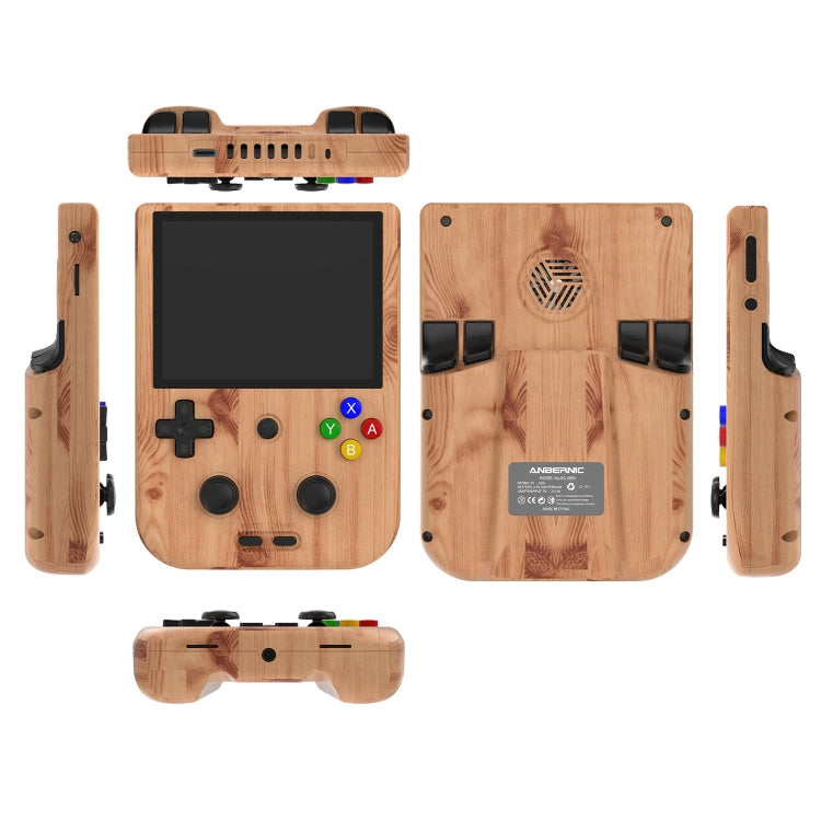 ANBERNIC RG405V 4+128G 7000+ Games Handheld Game Console 4-Inch IPS Screen Android 12 System T618 64-Bit Game Player(Wood Grain) - Pocket Console by ANBERNIC | Online Shopping UK | buy2fix
