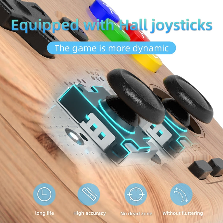 ANBERNIC RG405V 4+128G 7000+ Games Handheld Game Console 4-Inch IPS Screen Android 12 System T618 64-Bit Game Player(Wood Grain) - Pocket Console by ANBERNIC | Online Shopping UK | buy2fix