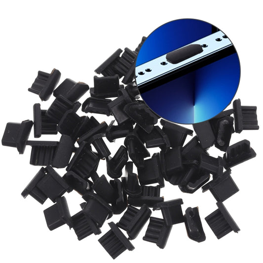 Micro USB Universal Cell Phone Dust Plug Power Silicone Charging Port Plug(Transparent) by buy2fix