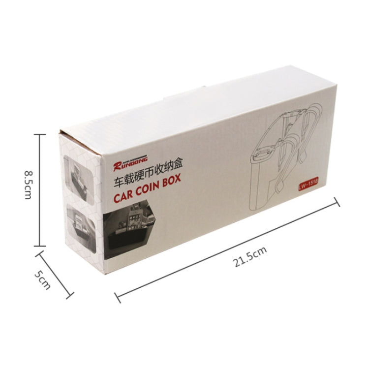 Car Door Coin Storage Box Trash Can(Black) by buy2fix