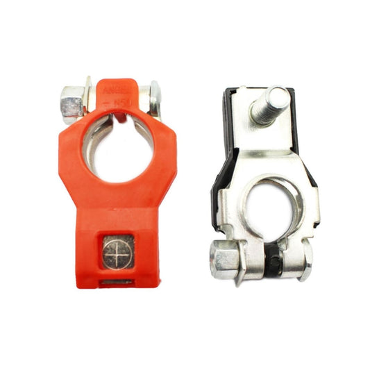 Car Battery Connector Pure Copper Tinned Battery Clamp(1pair) by buy2fix