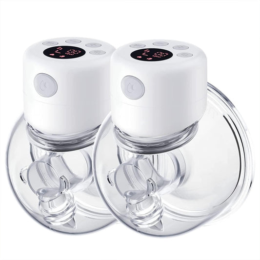 S12 Double Electric Wearable Breast Pump With 2 Modes & 9 Levels Suction Adjustable by buy2fix