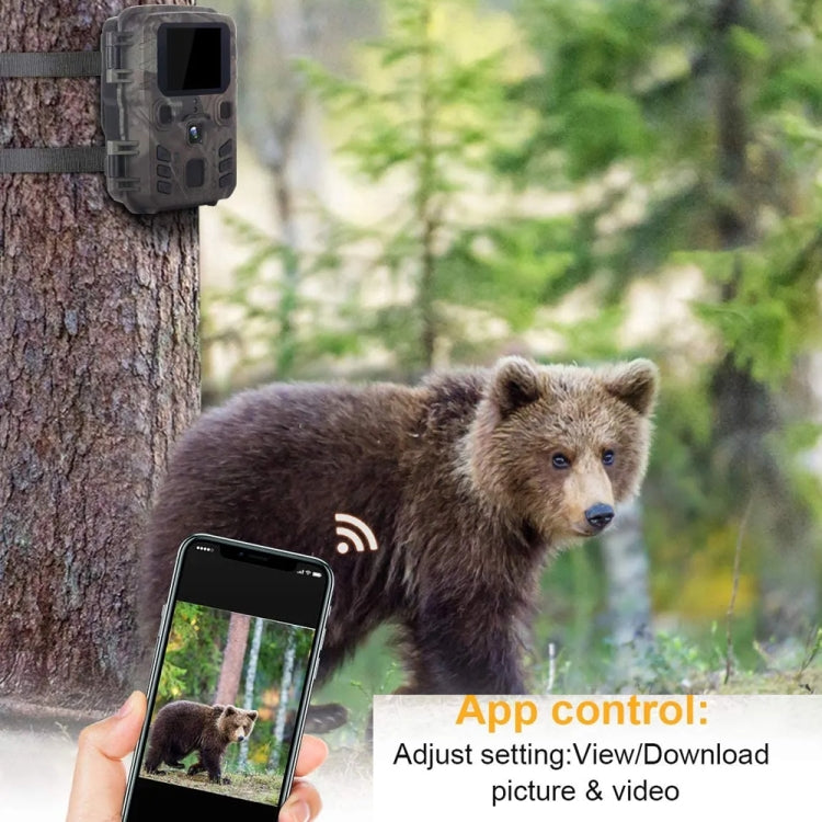 WiFi301 24MP+1296P WIFI+Bluetooth Infrared Night Vision Tracking Hunting Camera - Hunting Cameras by buy2fix | Online Shopping UK | buy2fix