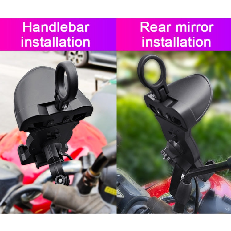 Motorcycle Sunshade Rainproof Mobile Phone Holder, Shape: Handlebar Holder No Charge by buy2fix