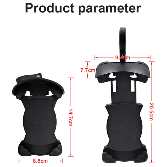 Motorcycle Sunshade Rainproof Mobile Phone Holder, Shape: Charging Handlebar Holder 5V-2A by buy2fix