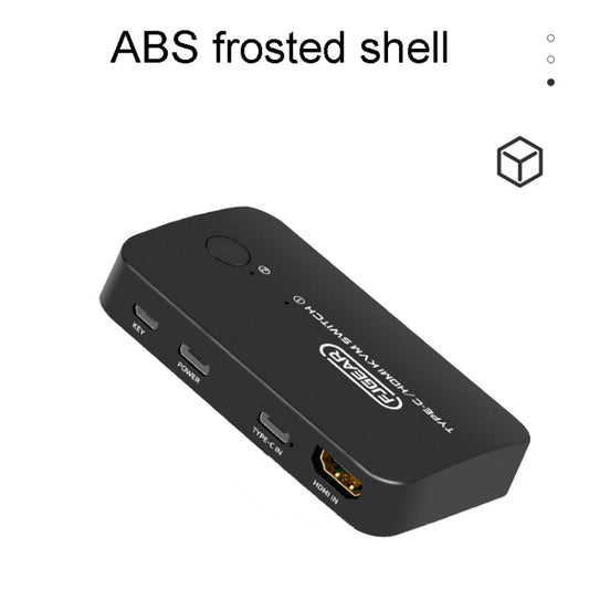 FJGEAR FJ-TYH201 Type-C / HDMI KVM Switch With Desktop Controller by FJGEAR