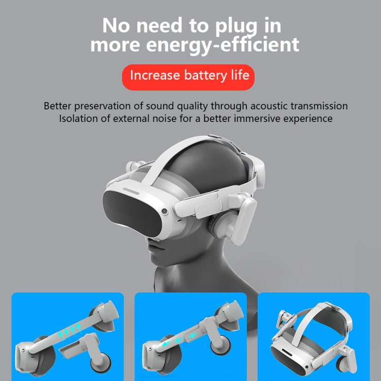 For PICO 4 / PICO 4 PRO Headset Audio Earmuffs Anti-interference VR Accessories P2 - VR Accessories by buy2fix | Online Shopping UK | buy2fix