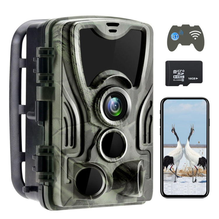 WiFi801Pro 4K Outdoor Tracking Hunting Camera APP Remote Phone Control To View Photos / Video At Any Time - Hunting Cameras by buy2fix | Online Shopping UK | buy2fix